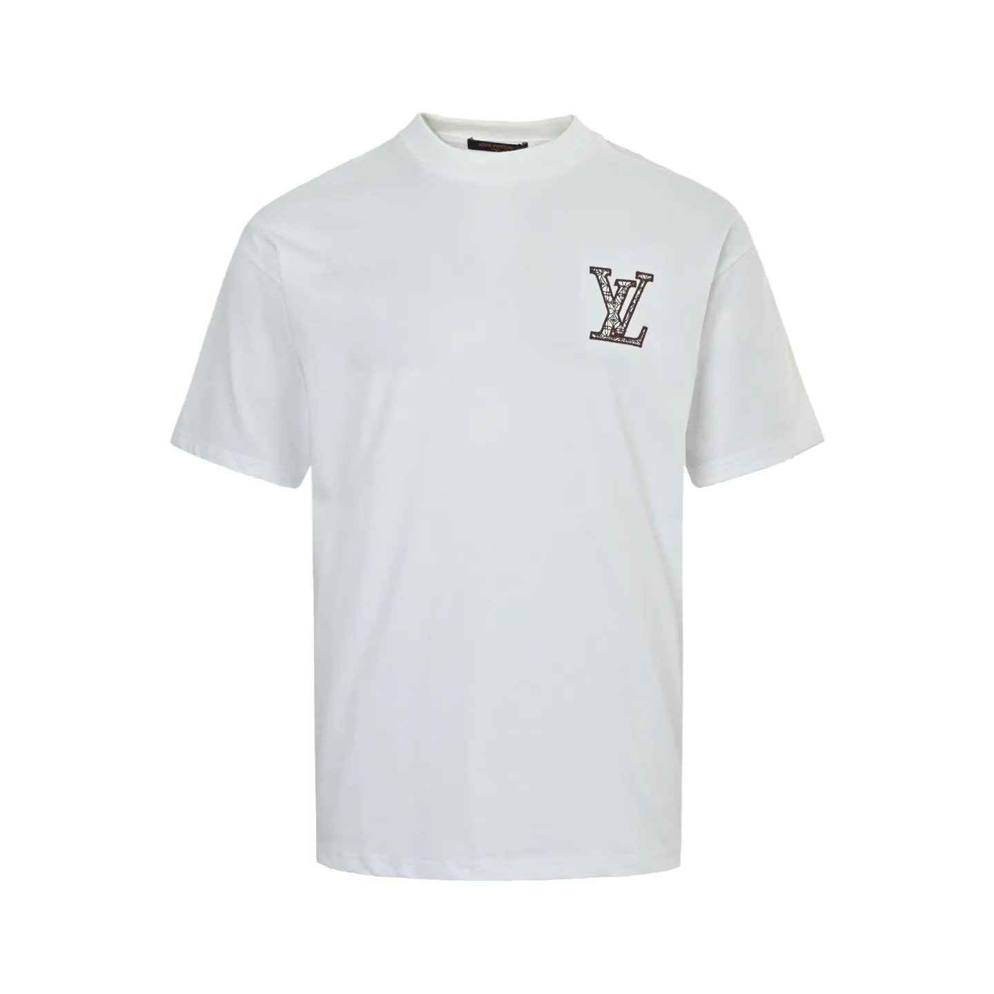 Louis Vuitton/Louis Vuitton 26ss three-color old flower embroidered short sleeves